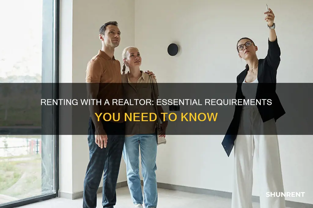 what are requirements to rent with realtor