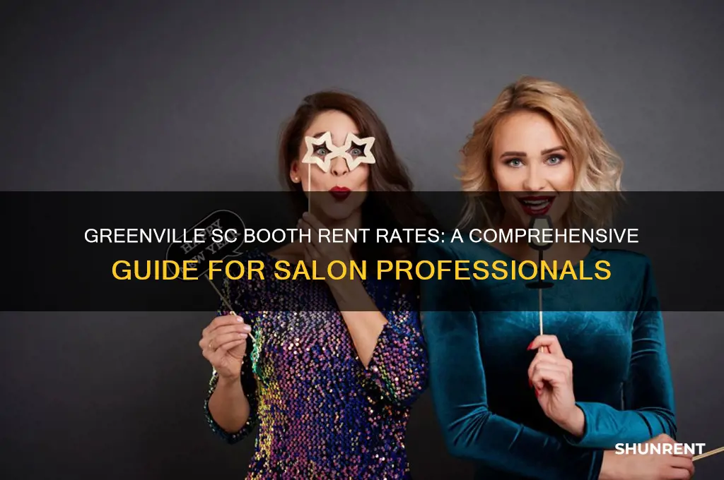 what are the booth rent rates in greenville sc