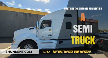 Semi Truck Rental Costs: Understanding Charges and Fees