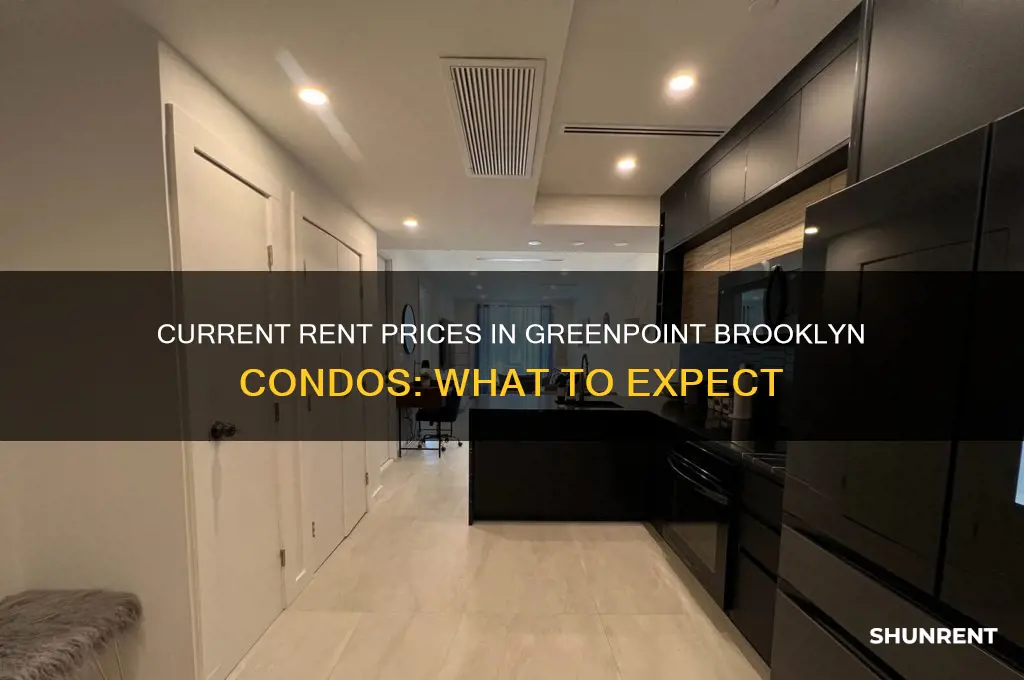 what are the current rents prices in greenpoint brooklyn condos