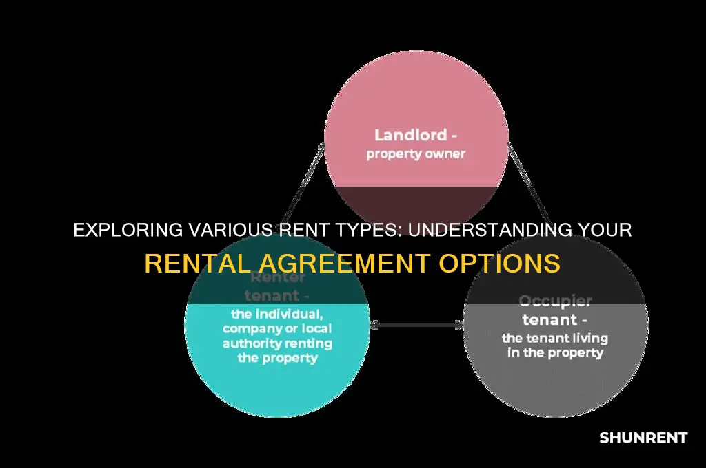 what are the different types of rent
