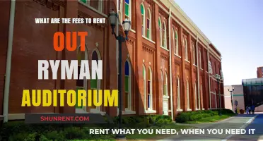 Ryman Auditorium Rental Fees: What You Need to Know