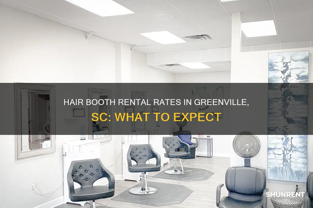 what are the hair booth rent rates in greenville sc