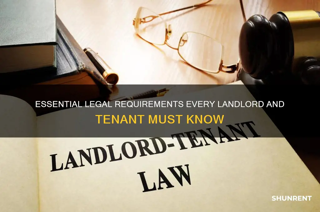 what are the legal requirement of renting