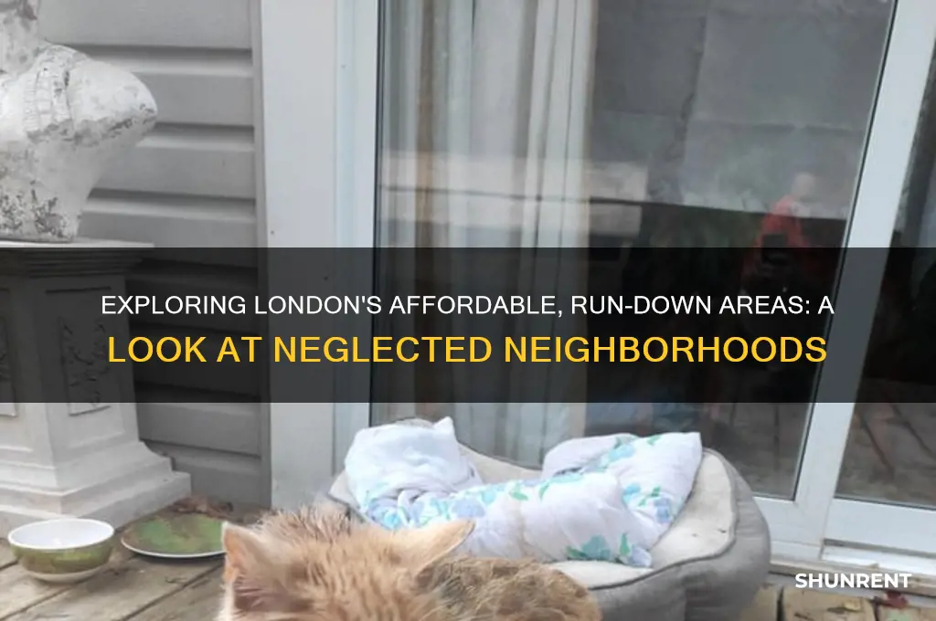 what are the low rent white trash neighborhoods of london