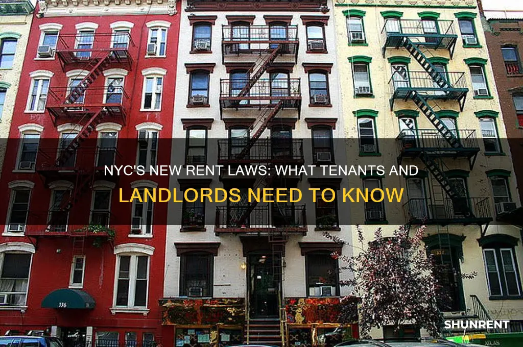 what are the new rent laws in nyc