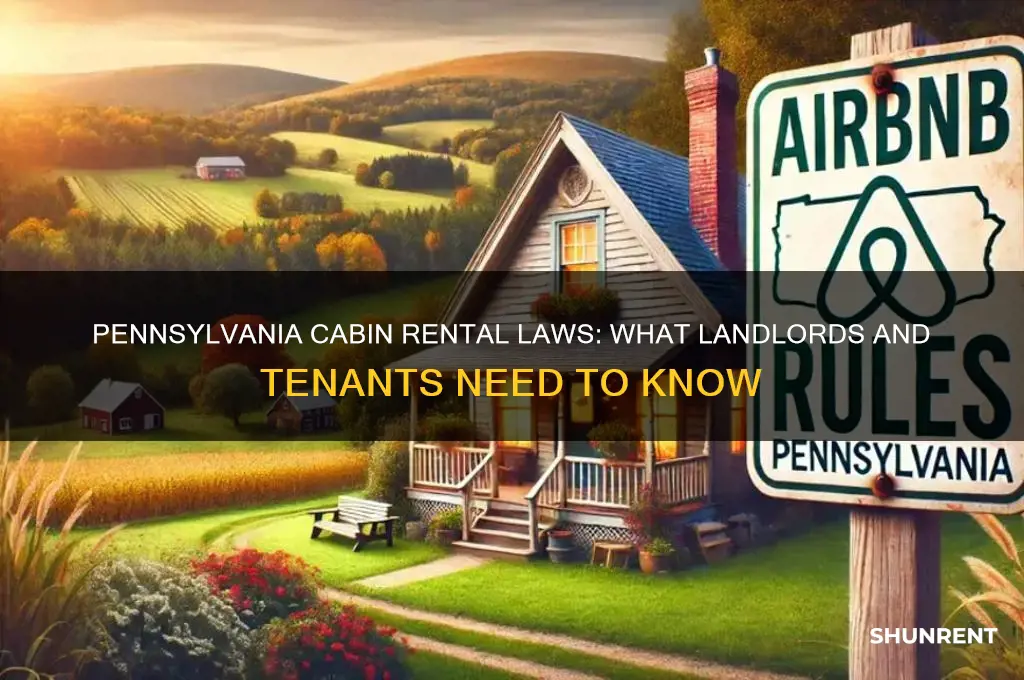 what are the pa laws on renting a cabin