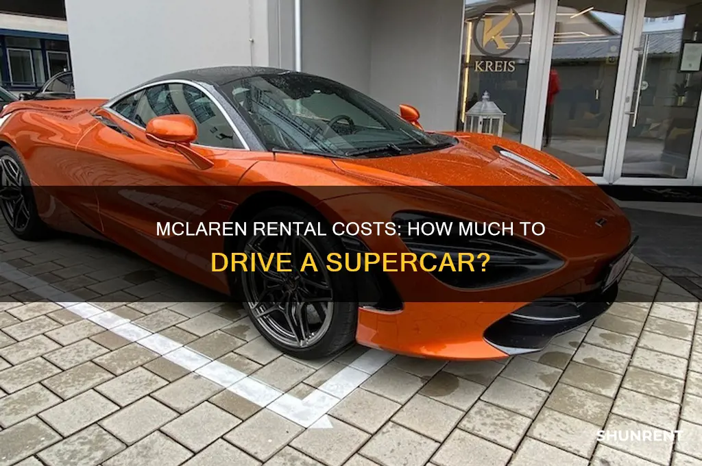 what are the prices to rent a mclaren