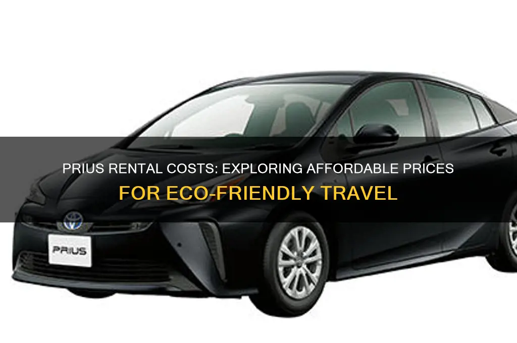 what are the prices to rent a prius