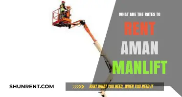 Renting a Manlift: Understanding Costs and Rates for Your Project