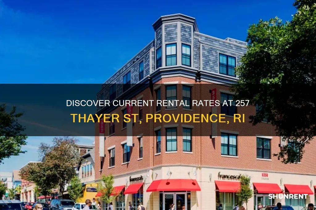 what are the rents at 257 thayer st providence ri
