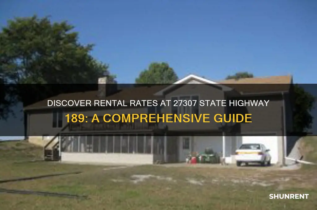 what are the rents at 27307 state highway 189