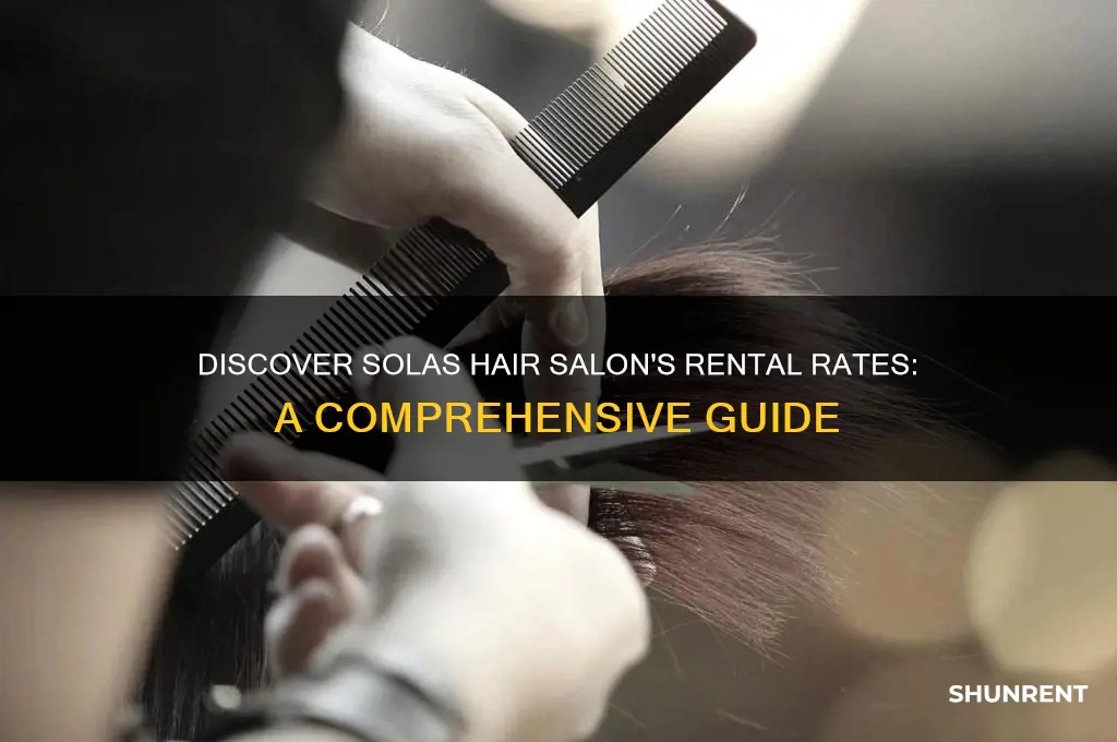 what are the rents at solas hair salon