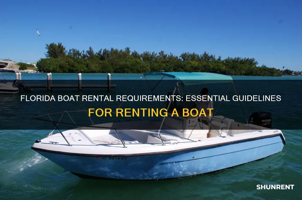 what are the requirements to rent a boat in florida