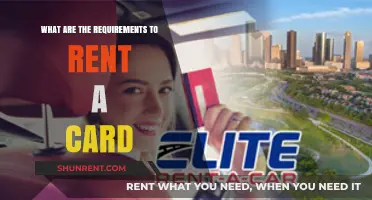Essential Requirements for Renting a Car: A Comprehensive Guide