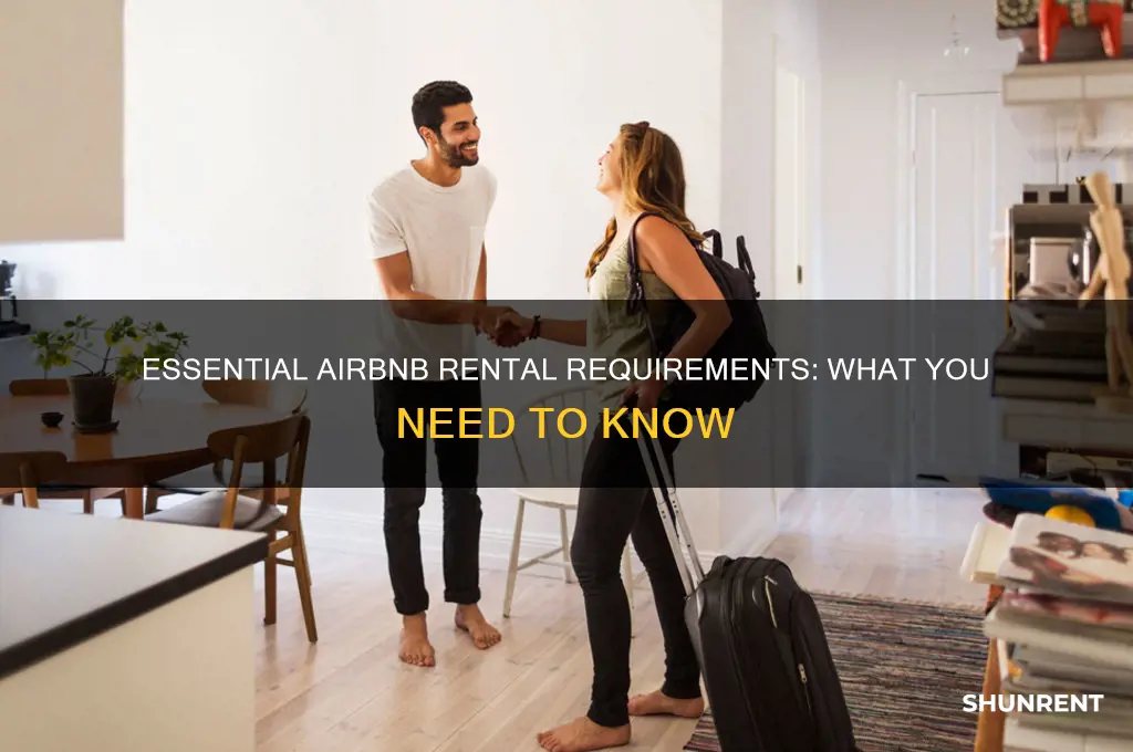 what are the requirements to rent an airbnb