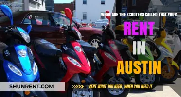 Discover Austin's Popular Rental Scooters: Names and Features Explained