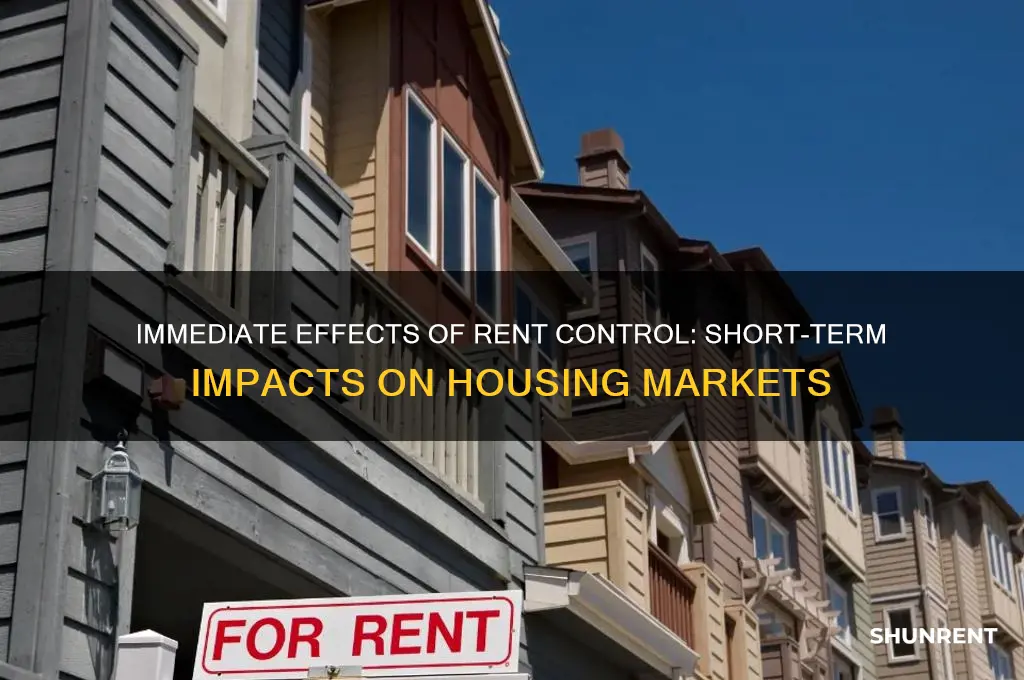 what are the short term impacts of rent contol