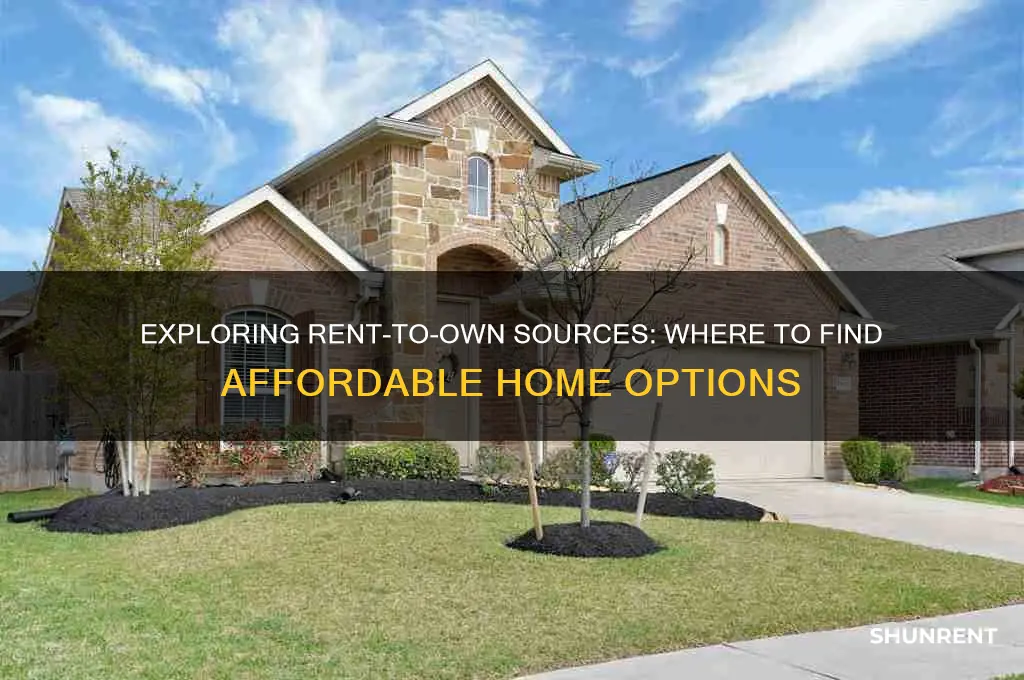 what are the sources of rent to own