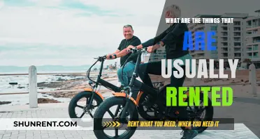Commonly Rented Items: A Comprehensive Guide to Popular Rental Choices