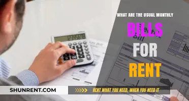 Understanding Average Monthly Rent Costs and Associated Bills