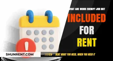 Understanding Work-Exempt Jobs: What's Not Included for Rent Calculations