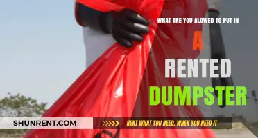 Rented Dumpster Rules: What Can You Legally Dispose Of?
