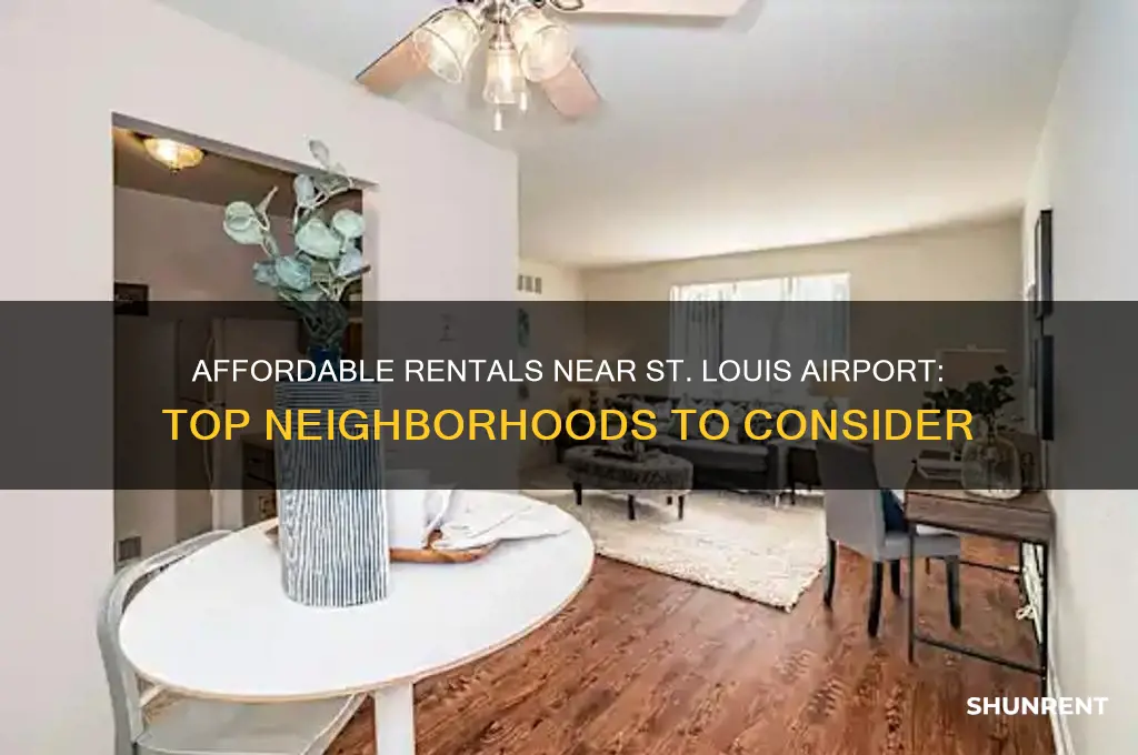 what area is close to st louis airport rent