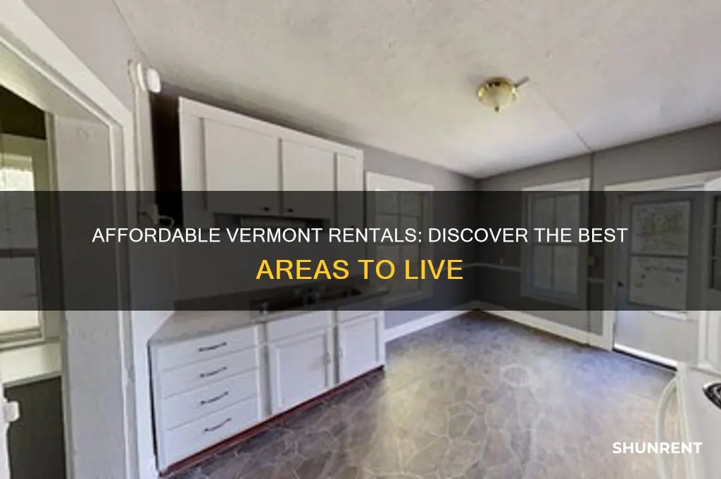 what area is more reasonable to rent in vermont