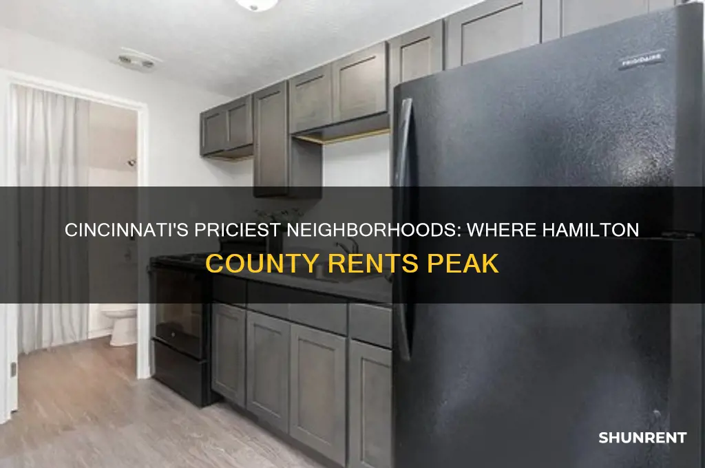 what areas in cincinnati hamilton county have the highest rent
