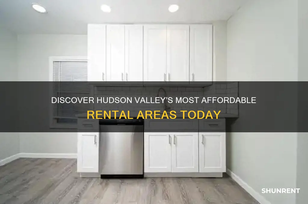 what areas in hudson valley have cheapest rent