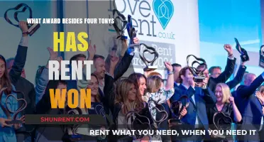 Rent's Remarkable Awards: Beyond the Four Tonys It Won