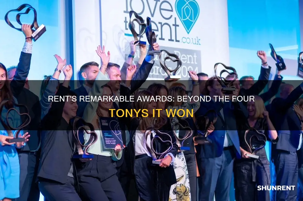 what award besides four tonys has rent won