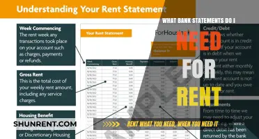 Bank Statements: Renting Requirements and What You Need