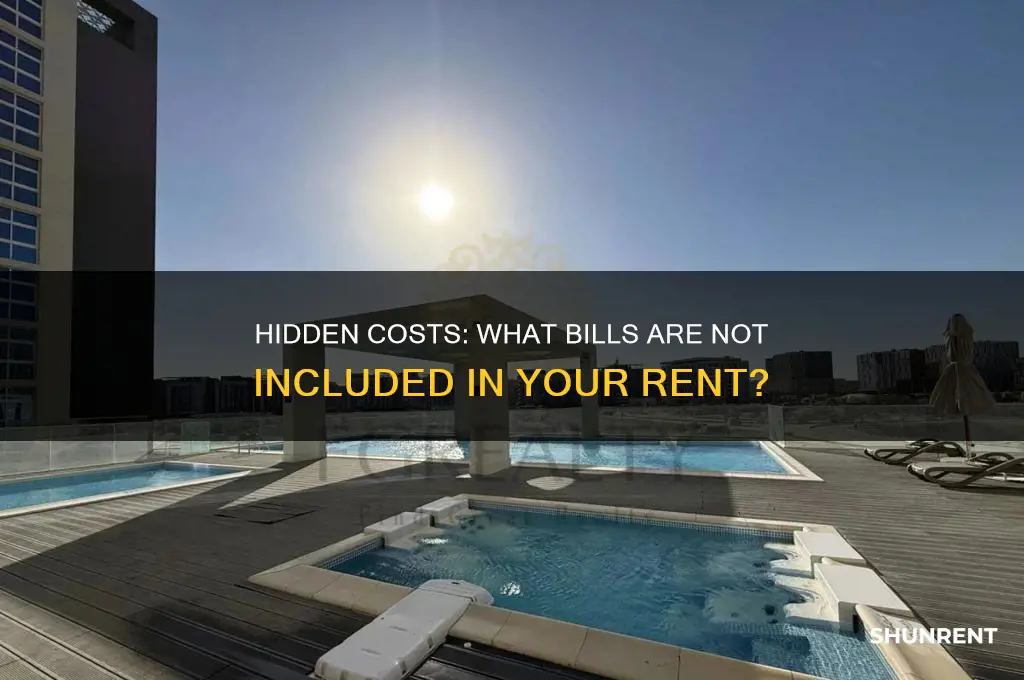 what bills are not included in rent