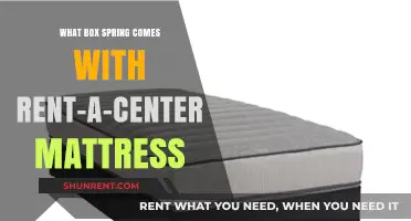 Rent-A-Center Mattress: Which Box Spring is Included?