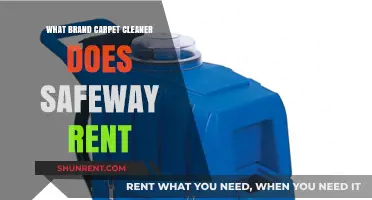 Safeway's Carpet Cleaner Rental: Which Brand Does Safeway Offer?