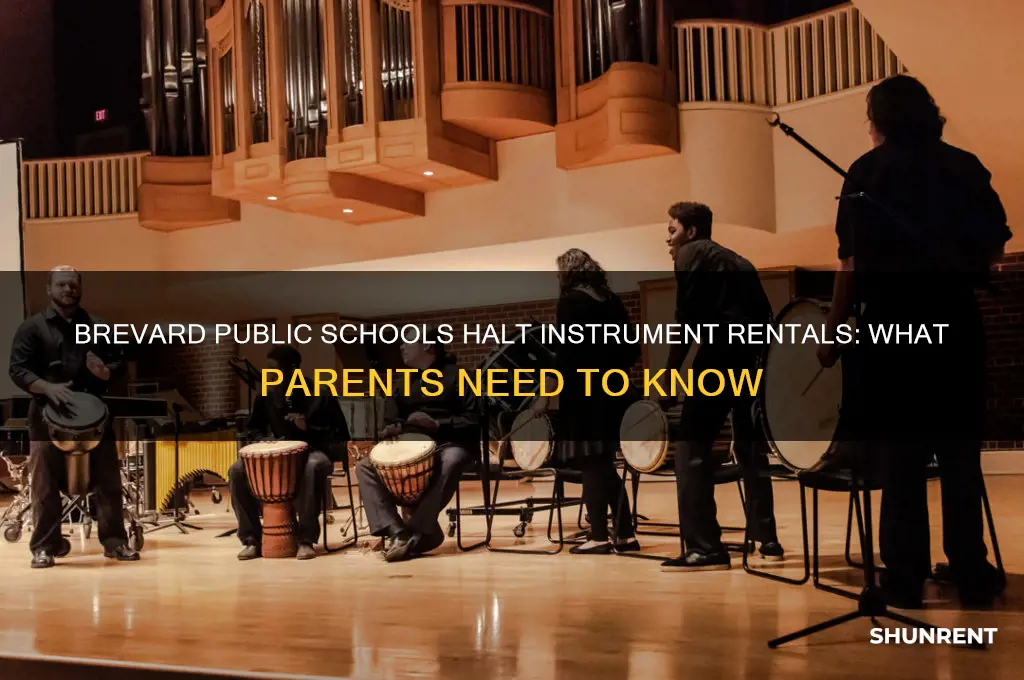 what brevard public schools stopped renting instruments