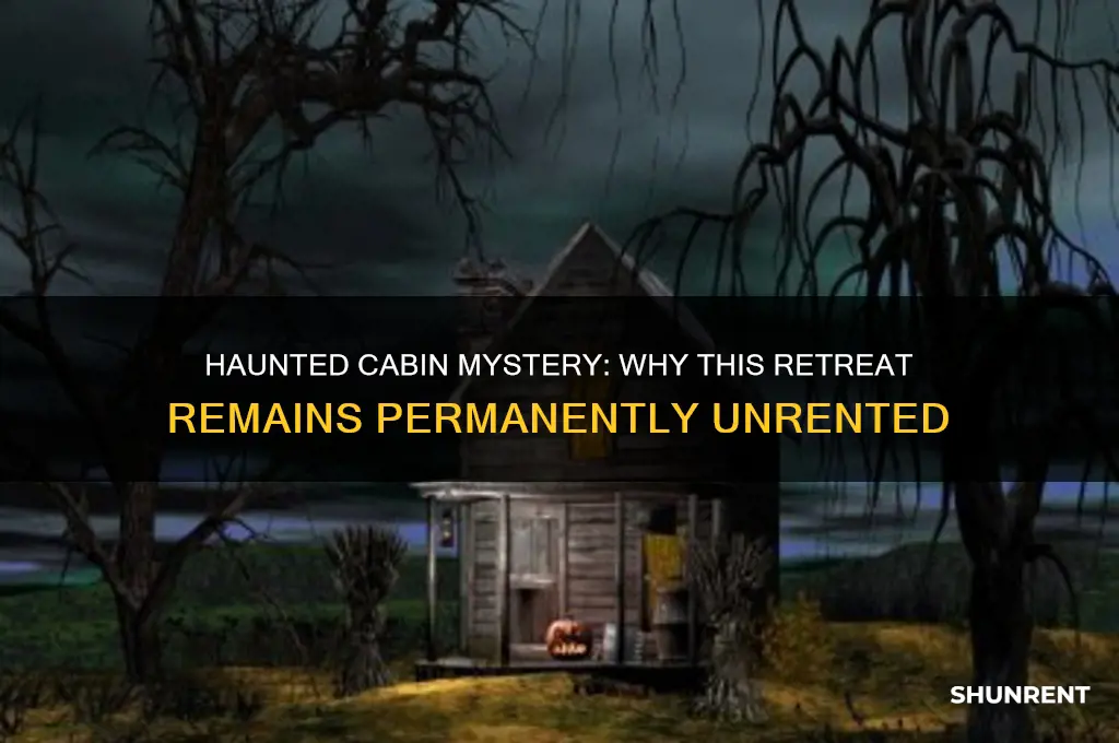 what cabin is no longer rented because of unexplained disturbances