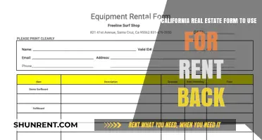 Rent Back in California: Choosing the Right Real Estate Form