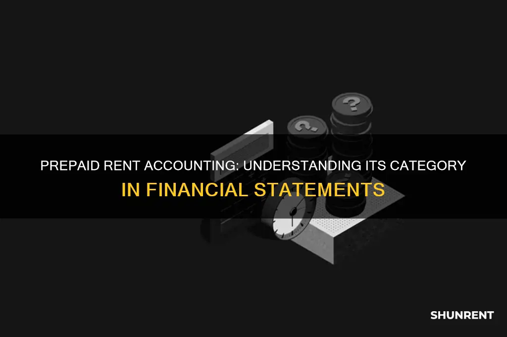 what category does prepaid rent in accouting go in