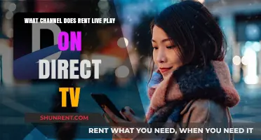 Where to Watch Rent Live on DirecTV: Channel Guide