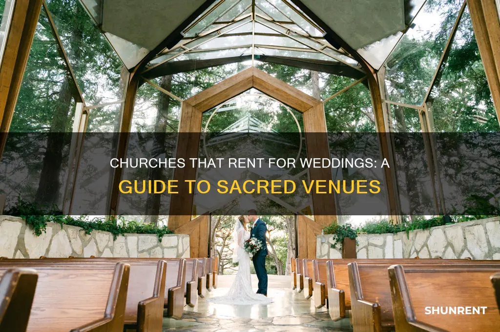 what churches allow you to rent them out for weddings