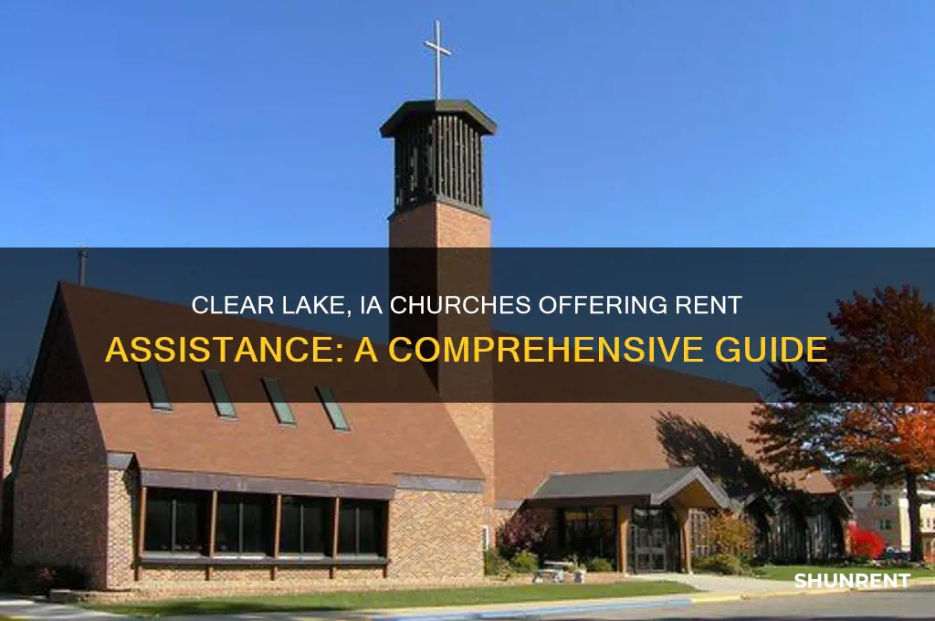 what churches help with rent in clear lake ia
