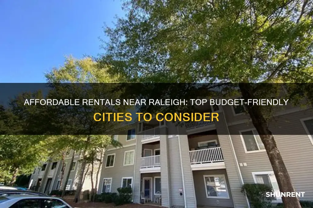 what cities close to raleigh nc are cheapest to rent