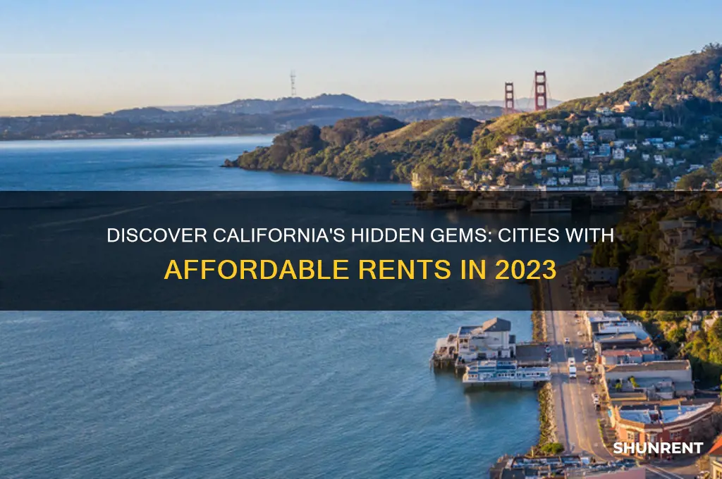 what cities have affordable rents in calif