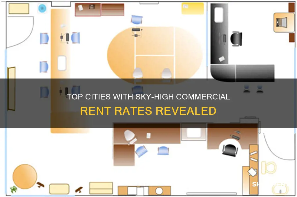what cities have the highest commercial rent rates
