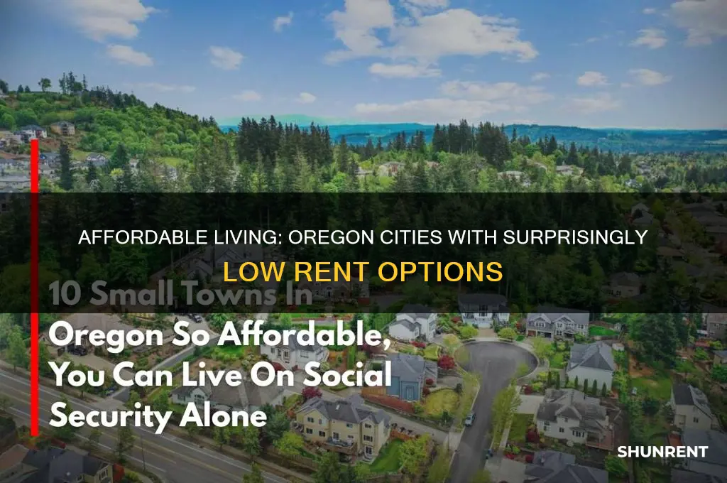what cities in oregon have low rents