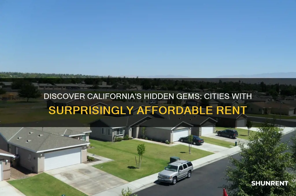 what city has cheap rent in california