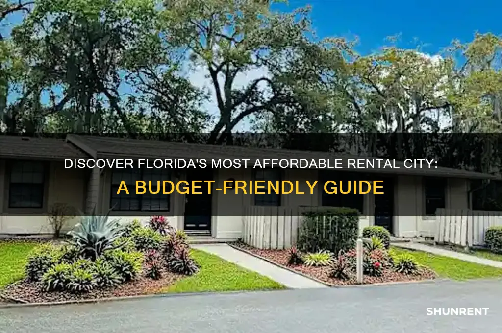 what city has the cheapest rent in florida